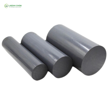 Customizable PVC Solid Round Rod Dark Grey Rod